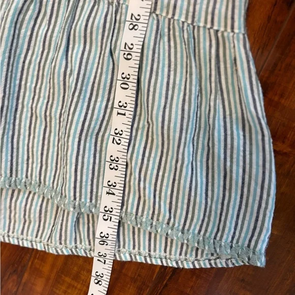 Johnny Was Workshop Cyrielle Effortless Boho Tank Dress StripedEmbroidered small